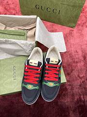Kitlife Gucci Screener Black Green Suede Sneakers  - 1