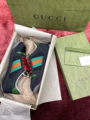 Kitlife Gucci Screener Black Green Suede Sneakers  - 6