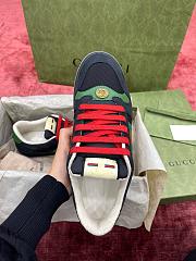 Kitlife Gucci Screener Black Green Suede Sneakers  - 2