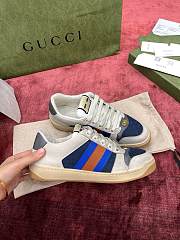 Kitlife Gucci GG Screener White Blue Sneakers  - 2