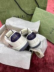Kitlife Gucci Screener Sneakers Leather GG Canvas Beige & Purple - 3
