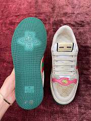 Kitlife Gucci GG Screener Distressed GG Canvas Pink Sneakers  - 4