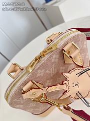 Kitlife Louis Vuitton Alma BB Bag Meowgram Canvas M25728 23.5x17.5x11.5cm - 5