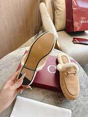Kitlife Gucci Women's Princetown Slipper Beige Suede - 4