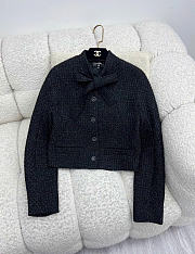 Kitlife Chanel Bow Black Tweed Jacket - 1