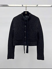 Kitlife Chanel Bow Black Tweed Jacket - 2