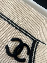 Kitlife Chanel 25B Knitted Cashmere Scarf Off-White 30x190cm - 3