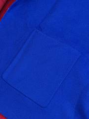 Kitlife Burberry Equestrian Knight Logo Cashmere Hooded Cape Royal Blue 120x176cm - 3