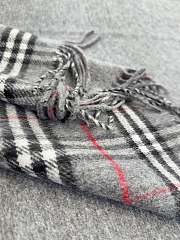 Kitlife Burberry Double-Sided Small Check Cape Grey 130x130cm - 2