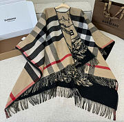 Kitlife Burberry Knight Warhorse Double-sided Jacquard Cape 140x190cm - 6