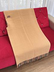 Kitlife Burberry Beige Checkered Wool Cape 140x140cm - 5