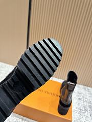 Kitlife Louis Vuitton Beaubourg Chelsea Ankle Boot Black Suede - 6