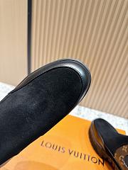 Kitlife Louis Vuitton Beaubourg Chelsea Ankle Boot Black Suede - 4