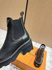 Kitlife Louis Vuitton Beaubourg Chelsea Ankle Boot Black - 5