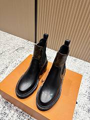 Kitlife Louis Vuitton Beaubourg Chelsea Ankle Boot Black & Brown  - 3