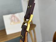 Kitlife Chloe Marcie Hobo Bag In Brown Grained Leather 36x29x10cm  - 6