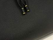 Kitlife Chloe Marcie Hobo Bag In Black Grained Leather 36x29x10cm - 3