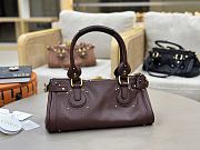 Kitlife Chloe Paddington Bag In Dark Brown Leather 36x18x15cm - 6