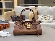 Kitlife Chloe Paddington Bag In Brown Leather 36x18x15cm  - 1