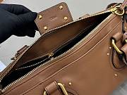 Kitlife Chloe Paddington Bag In Brown Leather 36x18x15cm  - 6