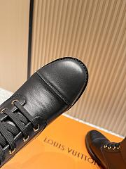 Kitlife Louis Vuitton Boots Black Leather Wonderland Ranger Combat - 5
