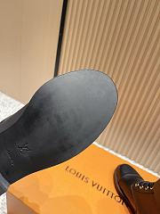 Kitlife Louis Vuitton Boots Black Leather Wonderland Ranger Combat - 3