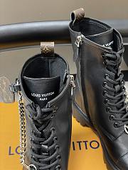 Kitlife Louis Vuitton District Boots Black Smooth Calfskin - 4