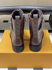 Kitlife Louis Vuitton District Boots Dark Brown Smooth Calfskin  - 5