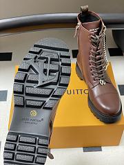 Kitlife Louis Vuitton District Boots Dark Brown Smooth Calfskin  - 2