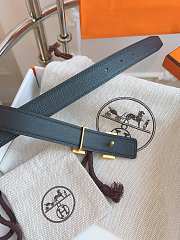 Kitlife Hermes Belts Black With Gold Buckle 38mm - 4