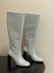 Kitlife Hermes Louisa Knee-High Boots in White - 1