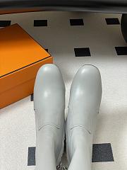 Kitlife Hermes Louisa Knee-High Boots in White - 2