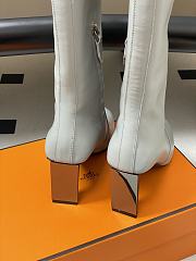 Kitlife Hermes Louisa Knee-High Boots in White - 3