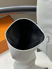 Kitlife Hermes Louisa Knee-High Boots in White - 4