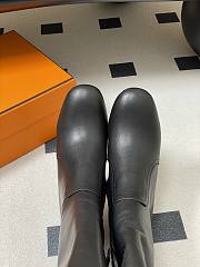 Kitlife Hermes Louisa Knee-High Boots in Black - 5