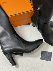 Kitlife Hermes Louisa Knee-High Boots in Black - 6
