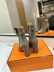 Kitlife Hermes Stiefeletten Saint Germain Ankle Boots Grey - 6