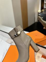 Kitlife Hermes Stiefeletten Saint Germain Ankle Boots Grey - 3