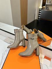 Kitlife Hermes Stiefeletten Saint Germain Ankle Boots Grey - 2
