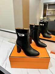 Kitlife Hermes Stiefeletten Saint Germain Ankle Boots Black - 1