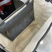 Kitlife Gucci Ophidia Medium Tote Bag Grey Suede ‎834465 30x36x12.5cm - 5