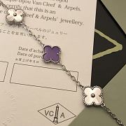 Kitlife Van Cleef & Arpels Violet Five-flower Bracelet - 4