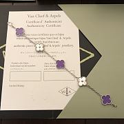 Kitlife Van Cleef & Arpels Violet Five-flower Bracelet - 3