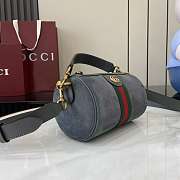 Kitlife Gucci Ophidia Mini Bag Grey Suede 846869 21x12x5cm  - 5