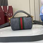 Kitlife Gucci Ophidia Mini Bag Grey Suede 846869 21x12x5cm  - 4