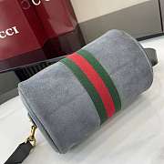 Kitlife Gucci Ophidia Mini Bag Grey Suede 846869 21x12x5cm  - 3