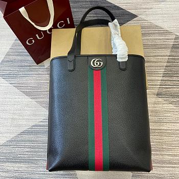 Kitlife Gucci Ophidia Medium Tote Bag Black 834465 30x36x12.5cm 