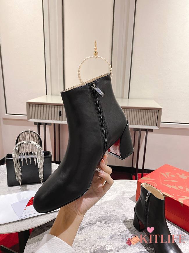 Kiltife Christian Louboutin Turela Boots Calfskin Black 55mm  - 1