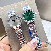 Kitlife Bvlgari LVCEA Wrist Watch With Diamond In Silver / Red / Green - 5