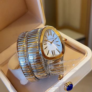 Kitlife Bvlgari Serpenti Tubogas Gold & Silver Watch 35mm 
